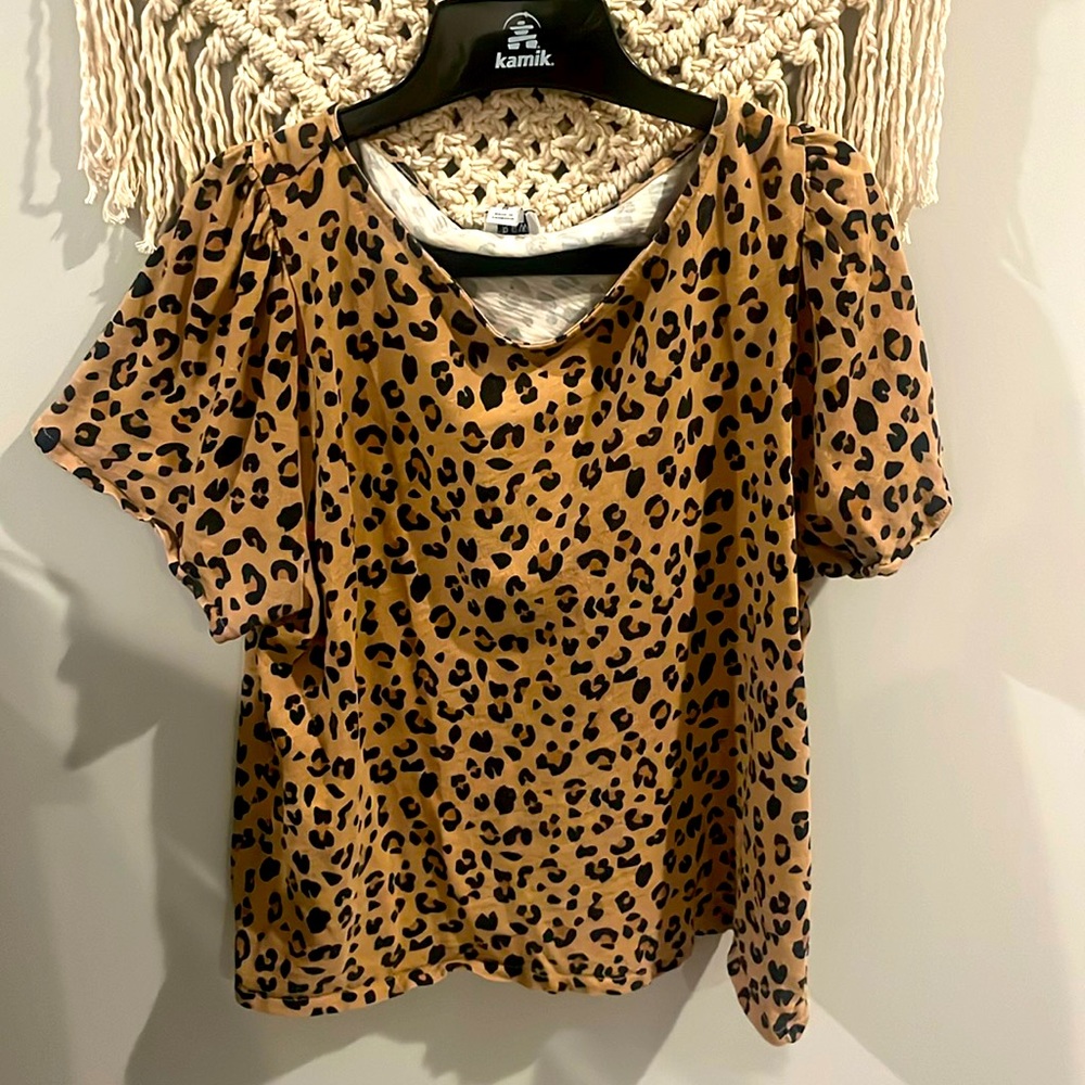 Jcrew cotton short sleeve blouse